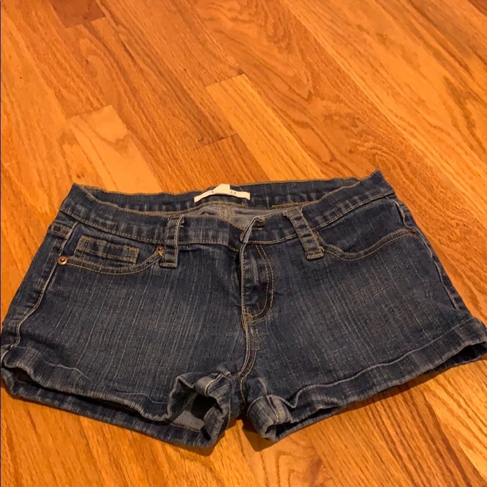 Denim shorts